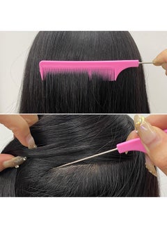 ZYOUNG 20 Pcs Hair Rat Tail Combs Parting Rattail Combs Teasing Fine Tooth Comb Metal Hair Pick Detangling Combs Set For Women  - Image 3