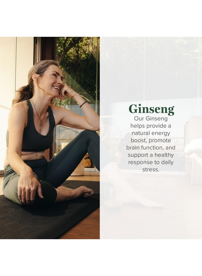 جلوبال هيلنغ سنتر مستخلص عشبي خام عضوي من نبات الجنسنغ العالمي - مكمل غذائي سائل من نبات الجنسنغ باناكس يعزز الطاقة - الجنسنغ الكوري، الجنسنغ السيبيري، الماكا، الأشواغاندا - غير معدّل وراثيًا - 2 أونصة سائلة - Image 2