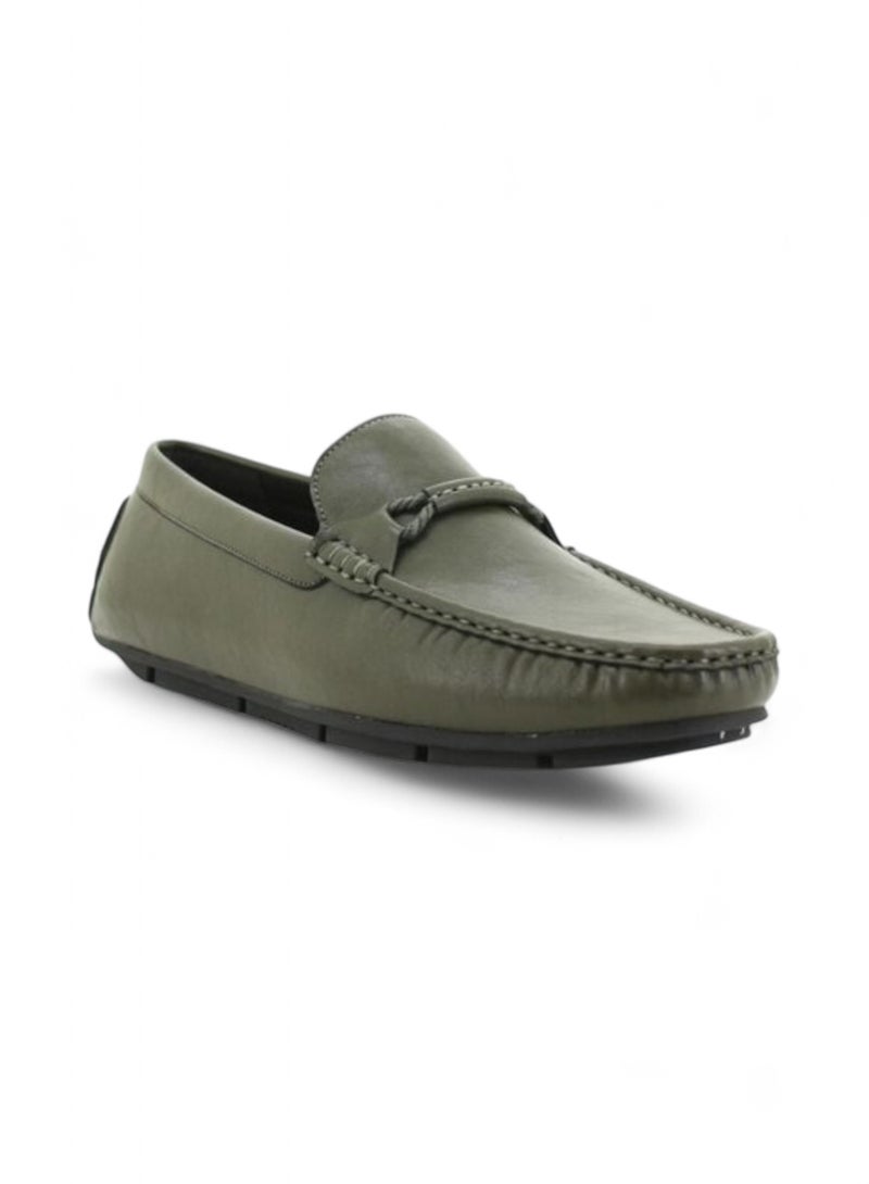 Bata Classic Leather Loafers - Image 1