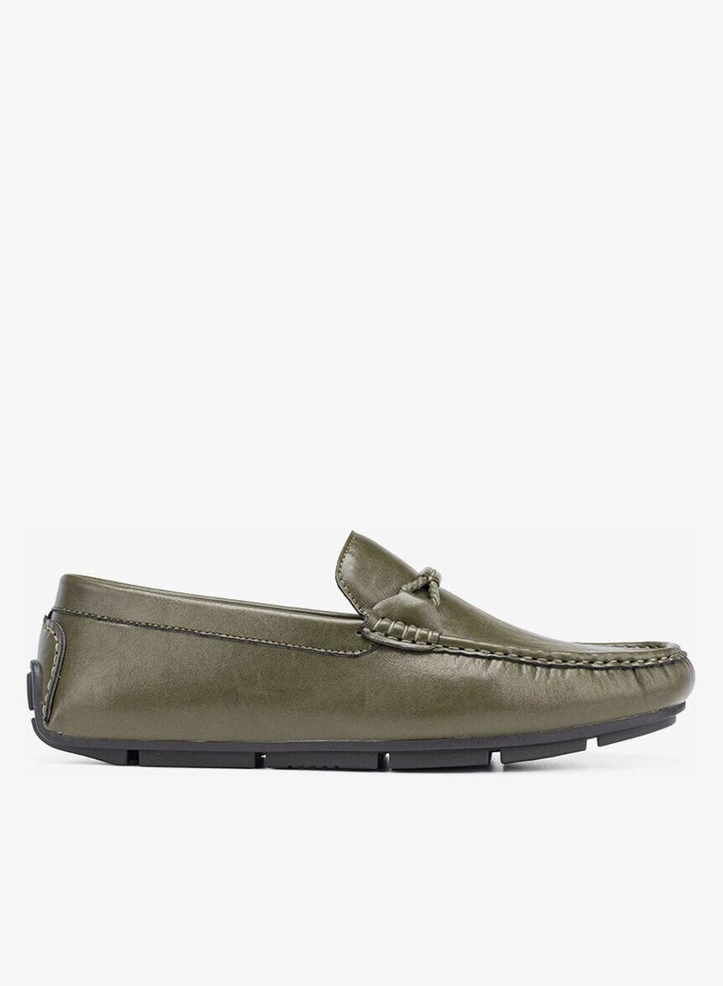 Bata Classic Leather Formal Loafers - Image 2