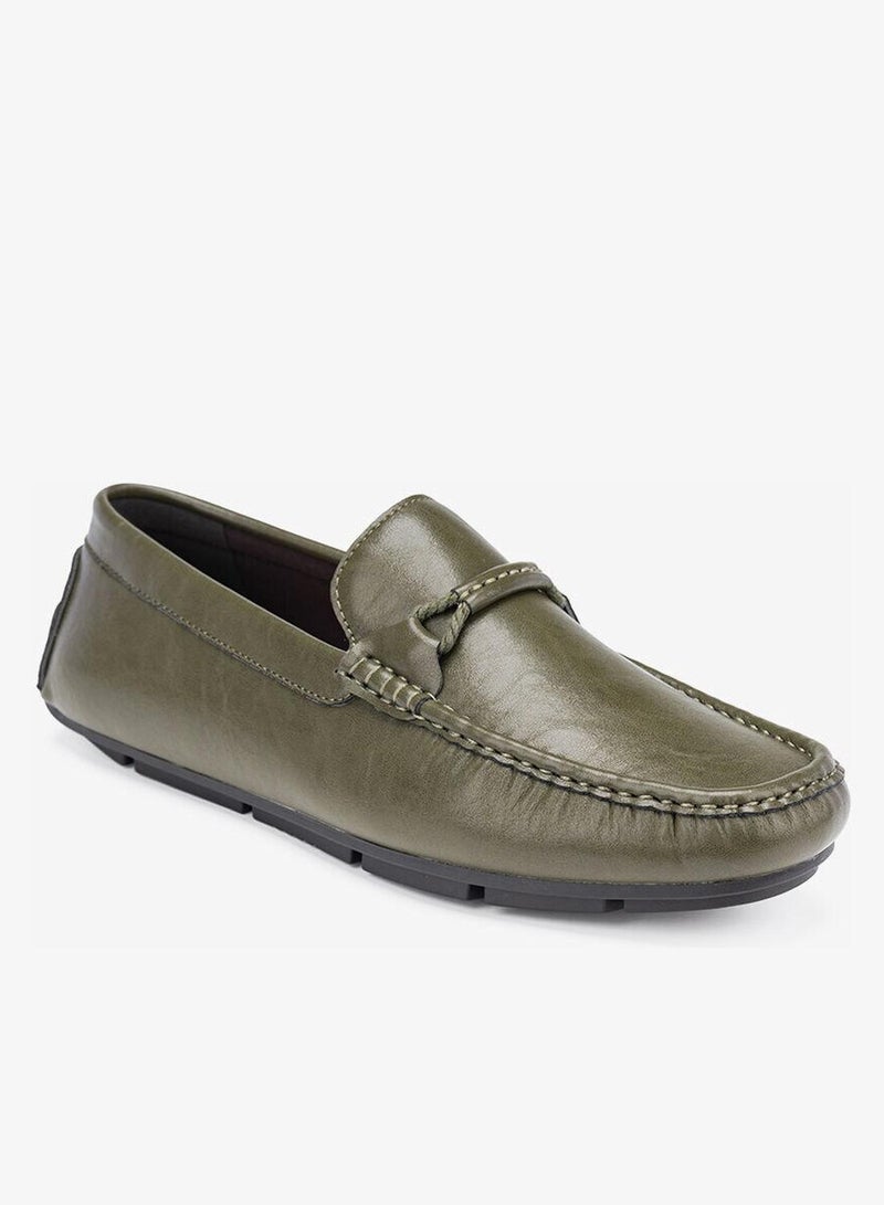 Bata Classic Leather Formal Loafers - Image 1