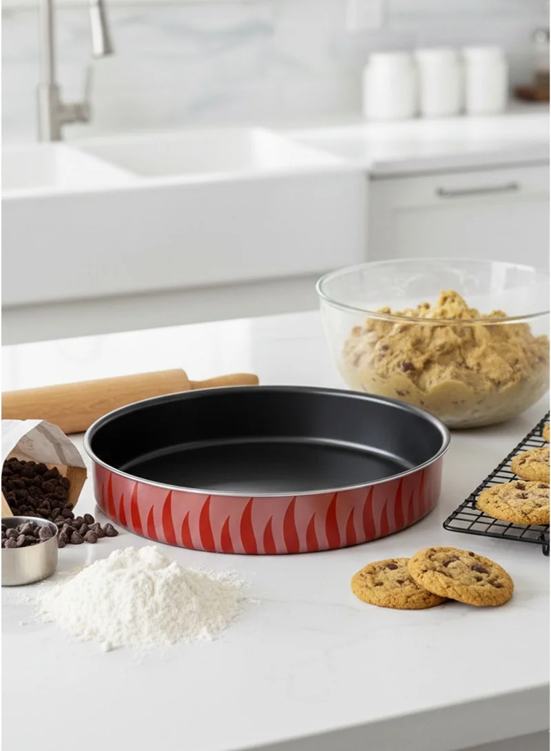 Wilson Wilson 28cm Round Non-Stick Roasting Tray – Durable Bakeware for Oven Cooking, Ideal for Roasting and Baking