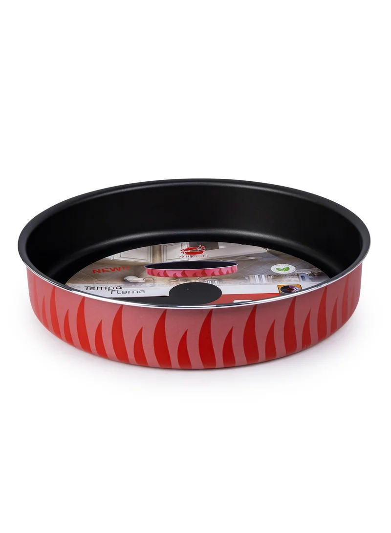 Wilson Wilson 28cm Round Non-Stick Roasting Tray – Durable Bakeware for Oven Cooking, Ideal for Roasting and Baking