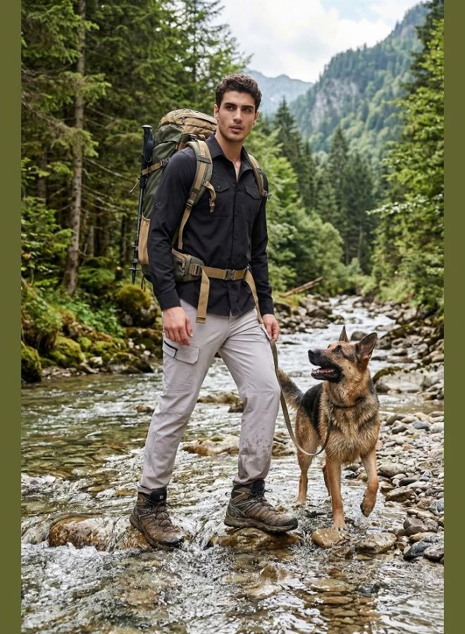 بوراتي Buratti Normal Waist Slim Fit Water Repellent Trekking and Courier Trousers Men's PANTS 693719