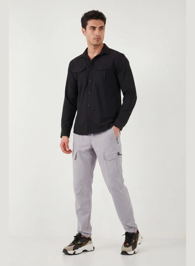 Buratti  Buratti Normal Waist Slim Fit Water Repellent Trekking and Courier Trousers Men's PANTS 693719 for Men | Best Price UAE