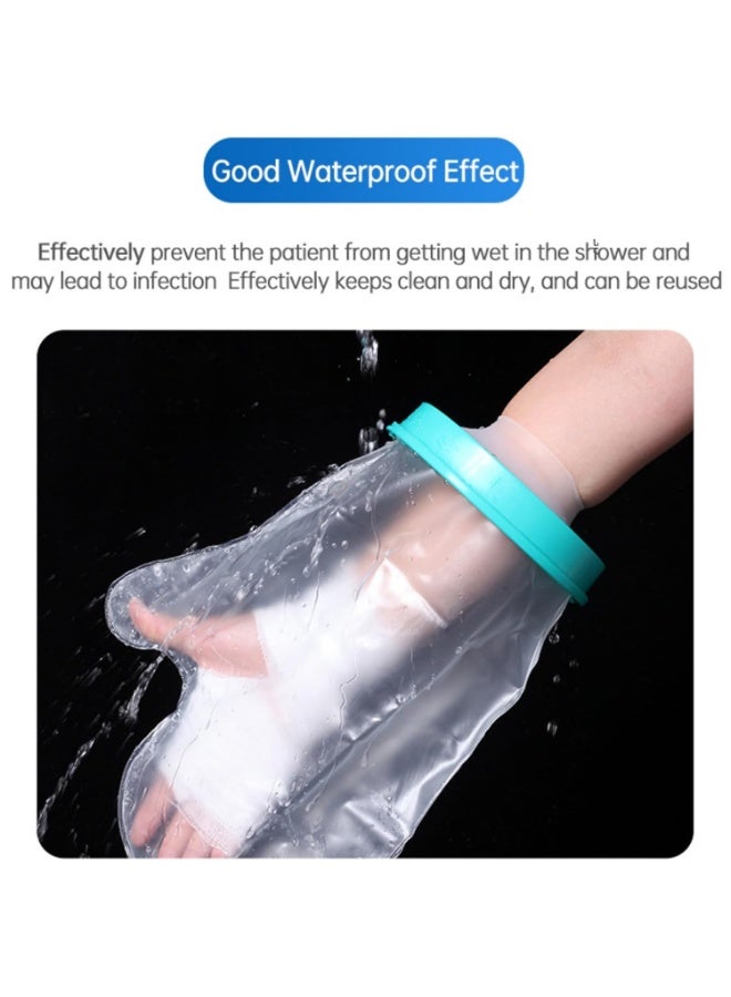Thickened type Covers for Shower Arm Adult Waterproof Cast Cover Shower Protector Bag for Wound Arm, Hands, Wrists, Elbow, Finger to Keep Wounds Dry, Reusable Durable - Image 3
