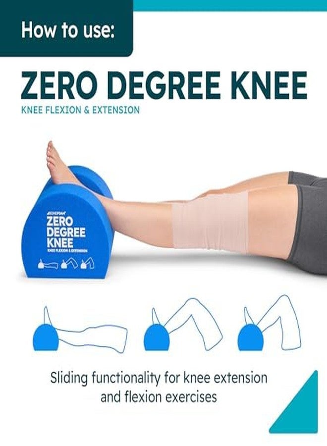 Bone Foam Inc. BoneFoam Zero Degree Knee | Rehab After Knee Replacement, MCL, ACL Surgeries | Helps Improve Extension, Mobility & Flexibility | Passive & Gravity-Assisted Extension | Made in USA | Graphics May Vary - Image 2
