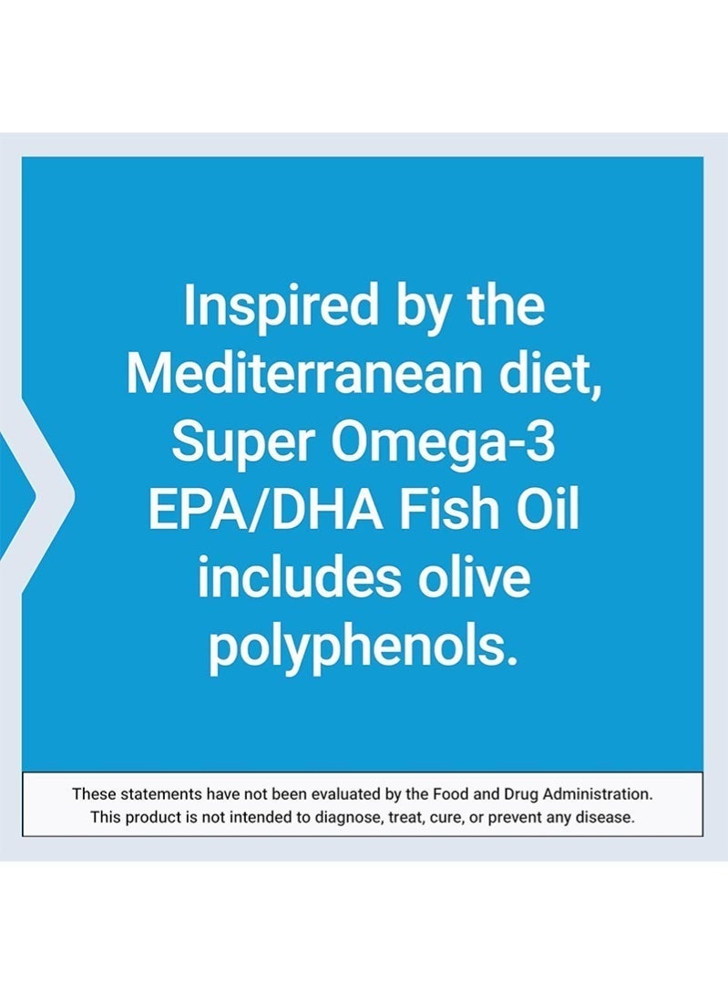 Life Extension Super Omega-3 EPA/DHA Fish Oil, Sesame Lignans & Olive Extract – Heart Health, Brain Health, Inflammation Health Support, Gluten-Free, Easy to Swallow, Non-GMO, 120 Softgels - Image 4