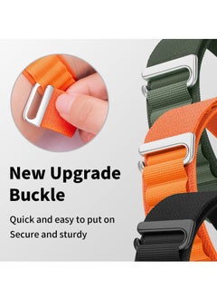 BORTONY 3Pack Apple Watch Band 49mm 45mm 44mm 42mm Nylon Sport Strap for iWatch Series Ultra/8/7/SE/6/5/4/3/2/1  - Image 2