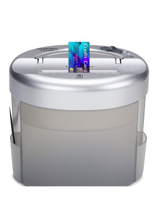 AURORA As420C Desktopstyle Crosscut Paper Shredder 4Sheet Crosscut Desktop - Image 3