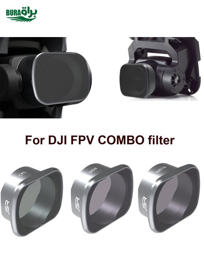 BURAQ JUNESTAR  Drone Filters For DJI FPV COMBO ,Model: ND4+ND8+ND16+ND32  - Image 2