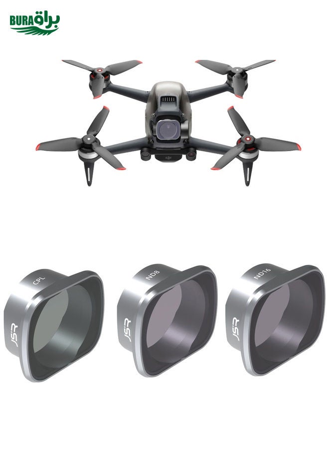 BURAQ JUNESTAR  Drone Filters For DJI FPV COMBO ,Model: ND4+ND8+ND16+ND32  - Image 3