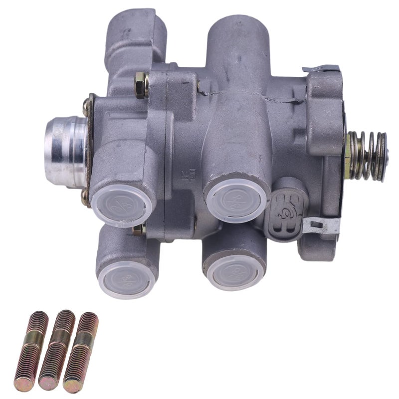 WQSING 800647 E8P Dual Foot Brake Valve S24231 Compatible with Bendix International 2506079C91 5006167 5006960 745800647 BEN800647 Supply Delivery Port Pneumatic - Image 2