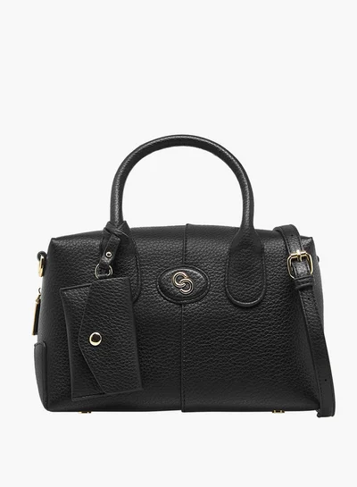Celeste Solid Tote Bag with Coin Purse and Double Handle