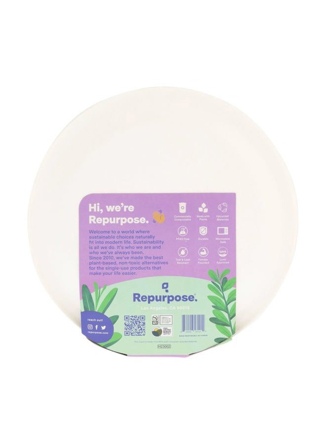 Repurpose Compostables REPURPOSE Compostable Plates 9 Inch, 44 CT - Image 2
