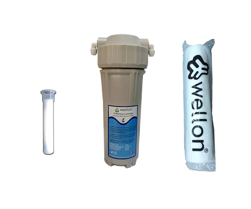 Wellon Specialized PreFilter for Kangen Water Systems for Prevention of Dirt sediments and Softening of Hard Water Wellon 10 Pre HOUSING Gray 10 PP Antiscalant Refill - Image 1