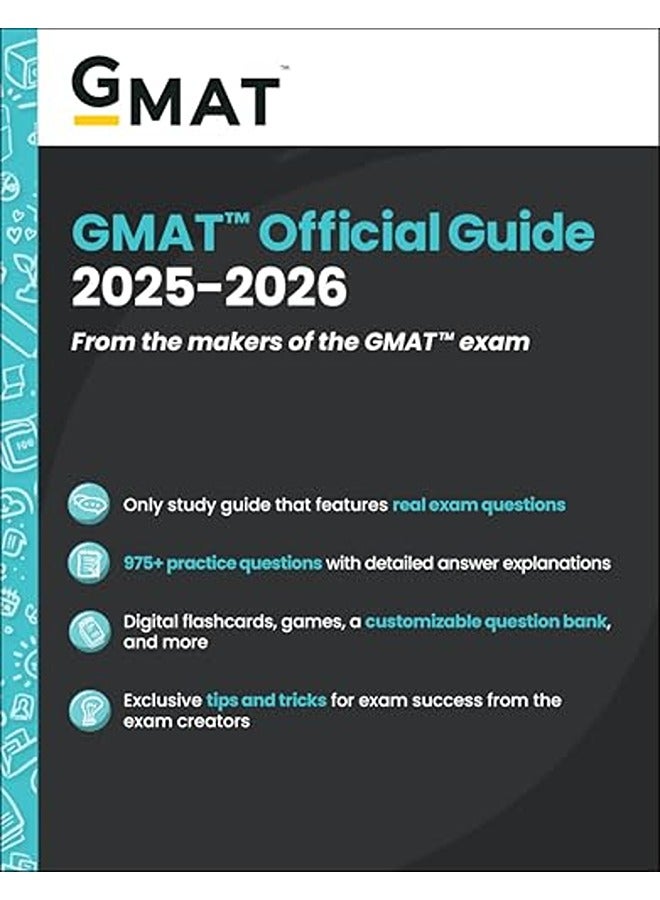 GMAT Official Guide 2025-2026: Book + Online Question Bank