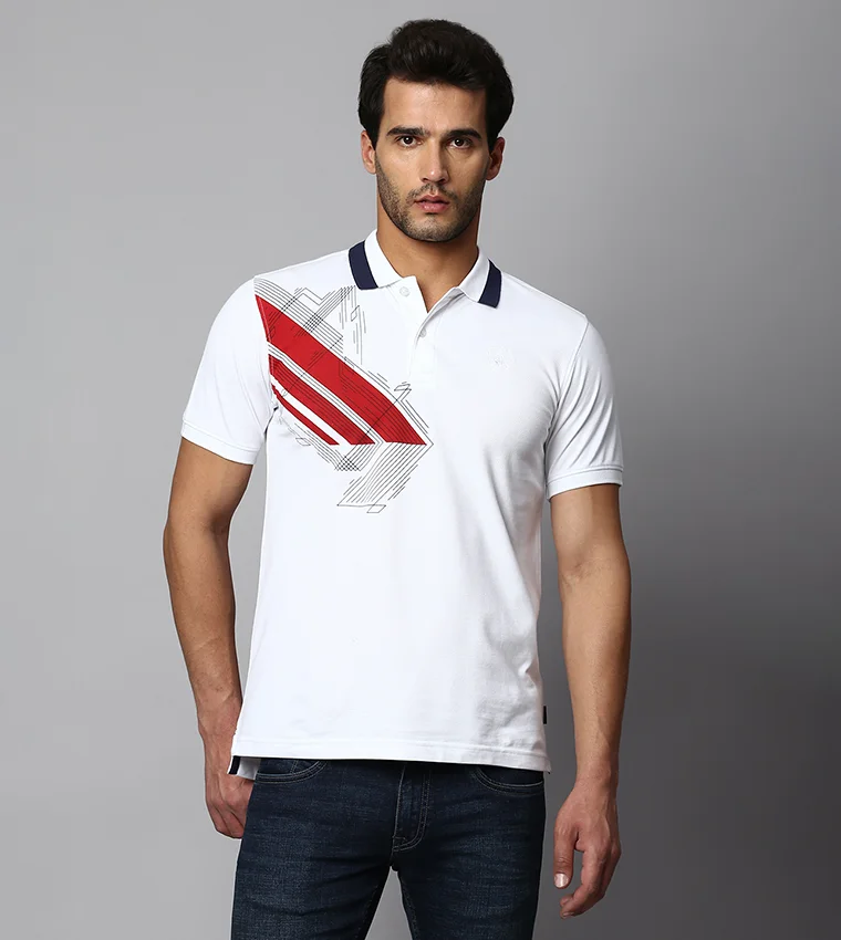 BEVERLY HILLS POLO CLUB Beverly Hills Polo Club Coming In From The Side Polo T-Shirt