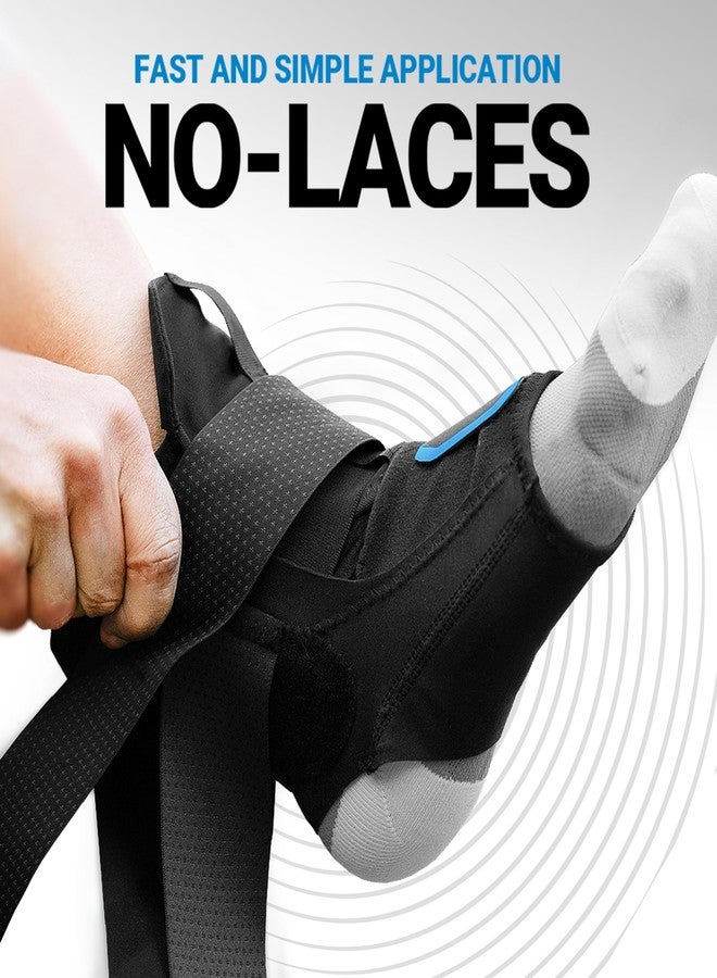 BioSkin APX Sprained Ankle Brace - No Lace, Figure-8 Wrap, Adjustable Compression, Ankle Support for Men & Women, Sprain Prevention, Recovery, For Running, Volleyball, Pickleball, Soccer (Large) - Image 4