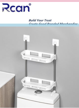 2 Tier Bathroom Above Toilet Storage Rack Bathroom Over The Toilet Storage Shelf Organizer Toilet Paper Holder for Bathrooms Kitchens - pzsku/Z87133718CA4496C4EB78Z/45/_/1712990299/3e8c9d3c-c70f-43a1-b6f9-ac408ab34902