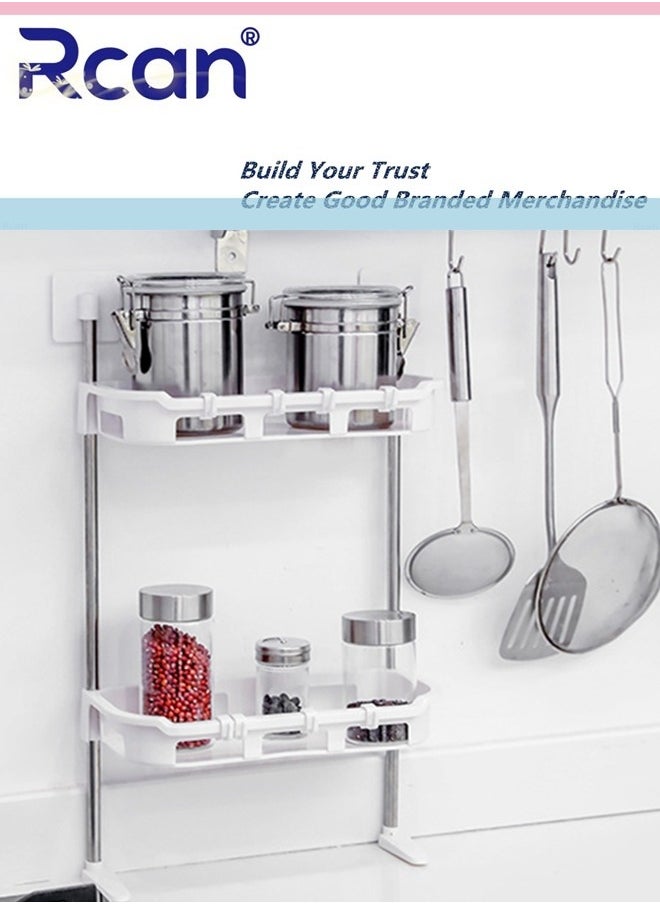 2 Tier Bathroom Above Toilet Storage Rack Bathroom Over The Toilet Storage Shelf Organizer Toilet Paper Holder for Bathrooms Kitchens