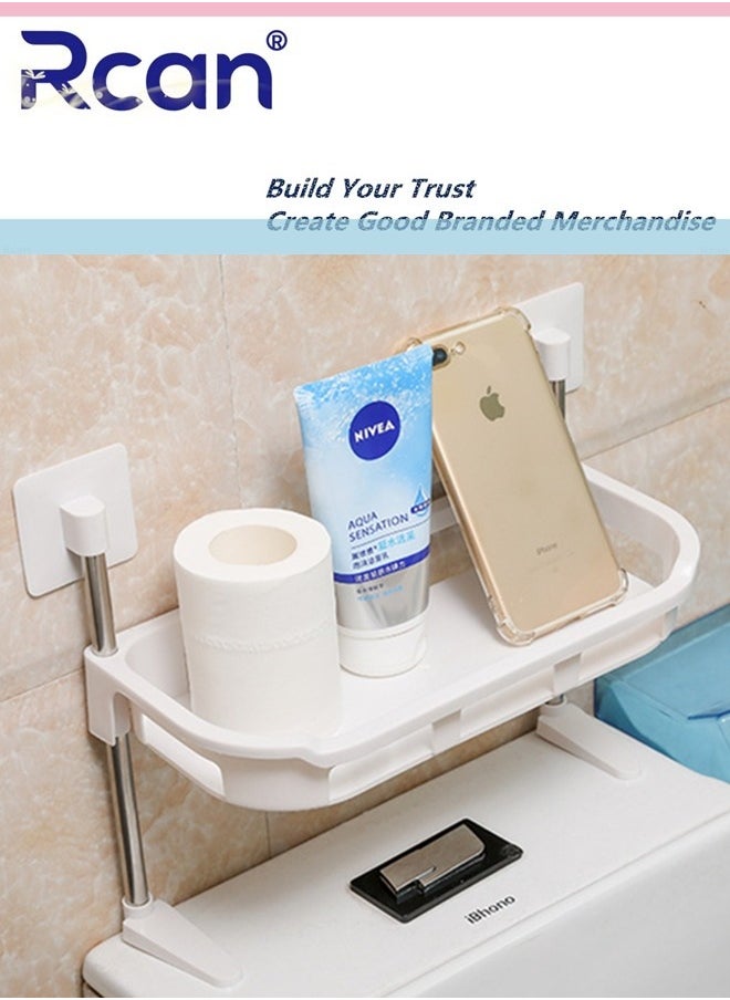 2 Tier Bathroom Above Toilet Storage Rack Bathroom Over The Toilet Storage Shelf Organizer Toilet Paper Holder for Bathrooms Kitchens