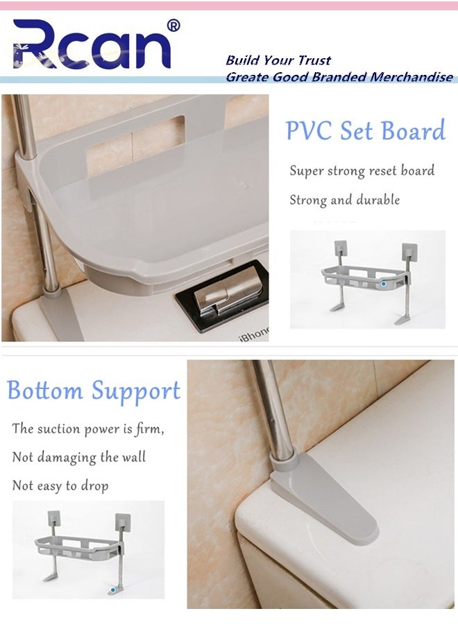 2 Tier Bathroom Above Toilet Storage Rack Bathroom Over The Toilet Storage Shelf Organizer Toilet Paper Holder for Bathrooms Kitchens