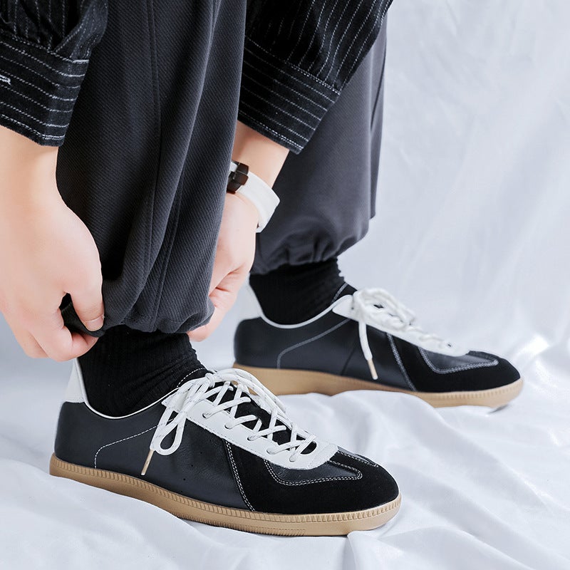 Spring And Niche Soft Surface Comfortable All-Match German Training Shoes Sports Casual Round Head Shoes 51818-31818-A - Image 3