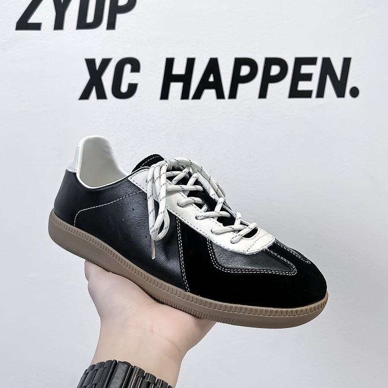 Spring And Niche Soft Surface Comfortable All-Match German Training Shoes Sports Casual Round Head Shoes 51818-31818-A - Image 1