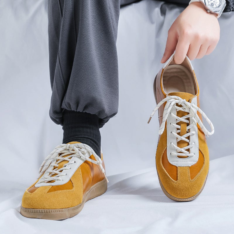 Spring And Niche Soft Surface Comfortable All-Match German Training Shoes Sports Casual Round Head Shoes 51818-31818-A - Image 5