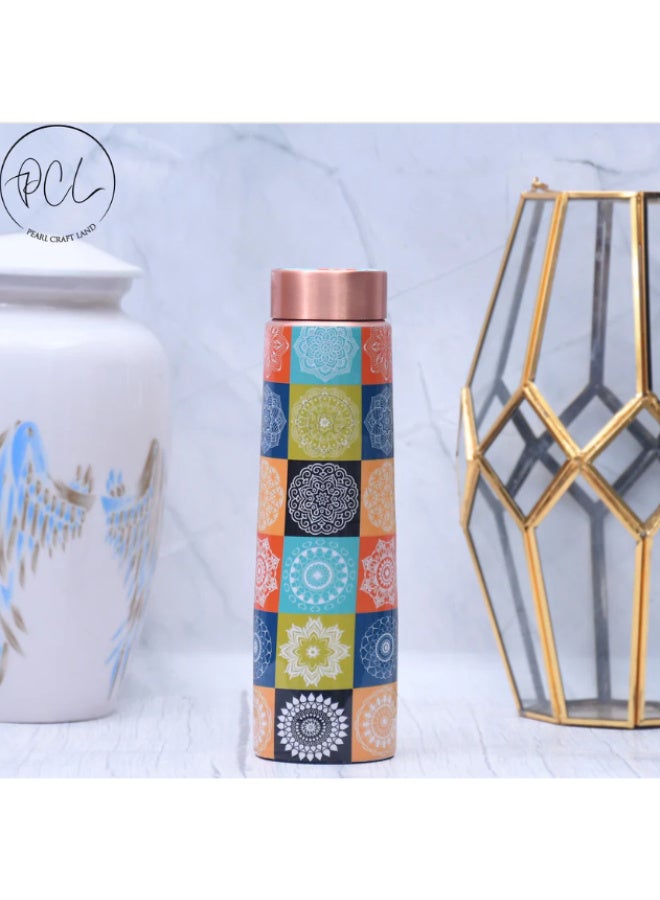 PCL® - 950 ml Original Copper Water Bottle -100% Pure Copper Vessel for Drinking, BPA-Free, Leak-Proof, Boosts Immunity, Supports Digestive, Ayurveda Inspired - Premium Enamel Designed (Pack of 1) - Image 2
