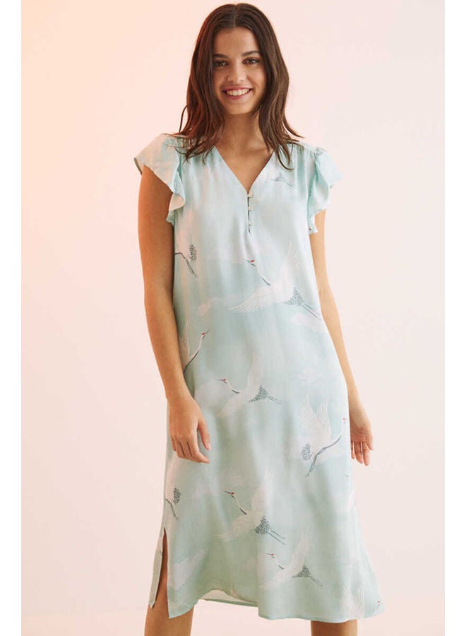 women'secret قميص نوم مطبوع  - Image 1