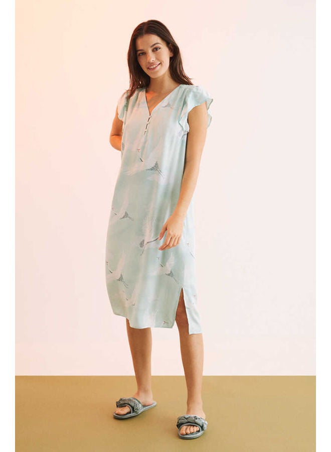 women'secret قميص نوم مطبوع  - Image 4