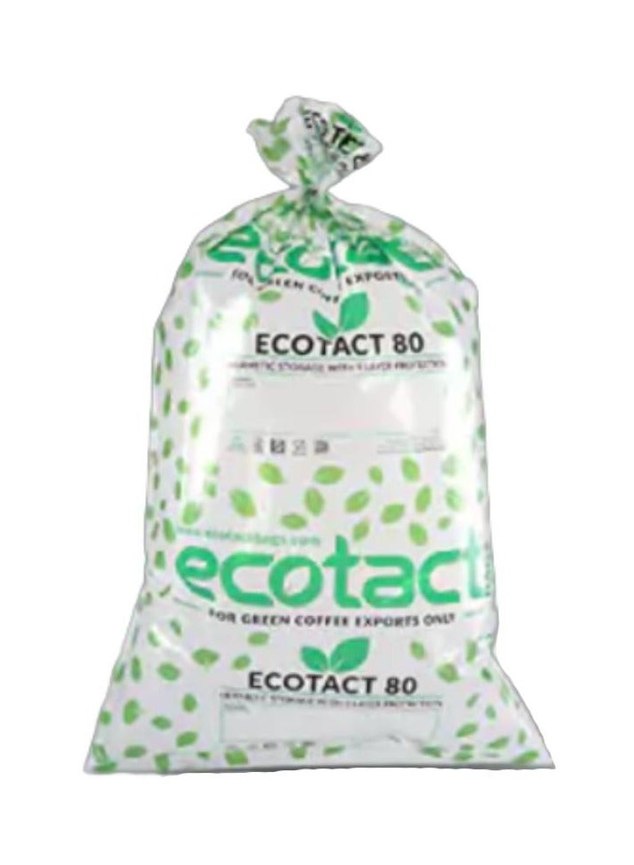 Ecotact 80 Hermetic Bag, Plastic Storage Bags for Green Coffee Beans / Cacao Beans / Food, Suitable for 50-70 Kgs, Pack of 10 pcs  - Image 2
