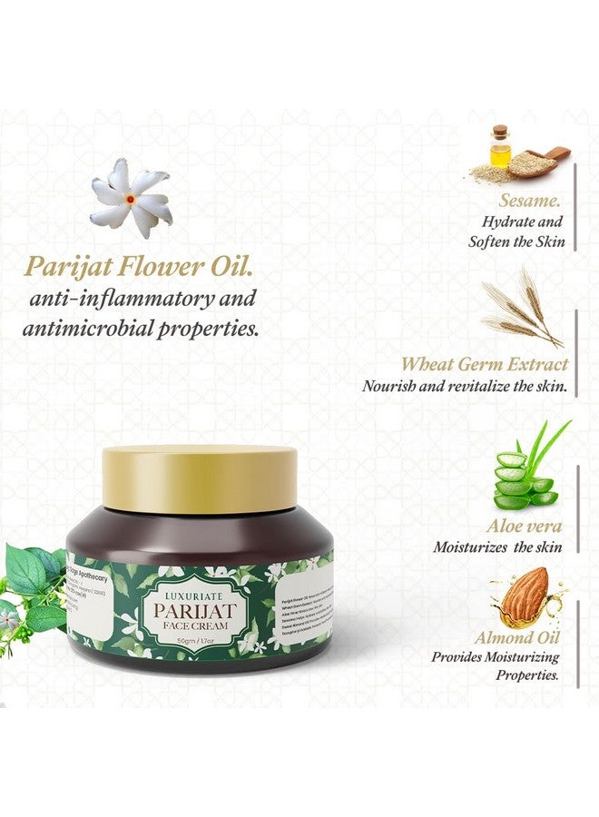 LUXURIATE Natural Parijat Essence of Natural Shine Moisturizer Cream with Shea Butter, Almond and Parijat SLS and Paraben Free - 50 gm - Image 2