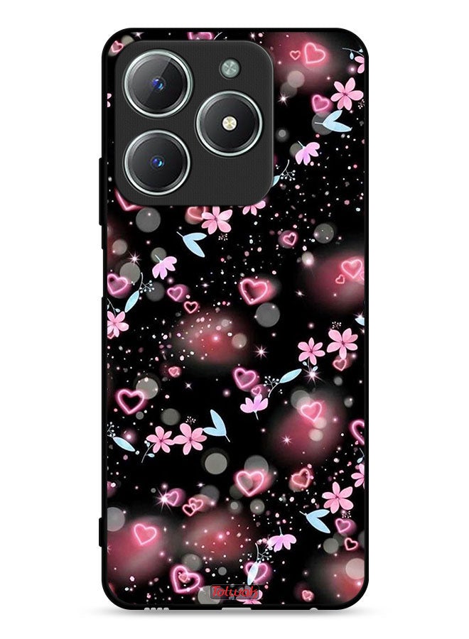 Tolwak Realme C63 4G Protective Case Cover Small Hearts And Flowers - Image 1