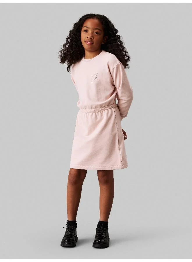 Calvin Klein Jeans CK SIGNAGE LS HWK DRESS