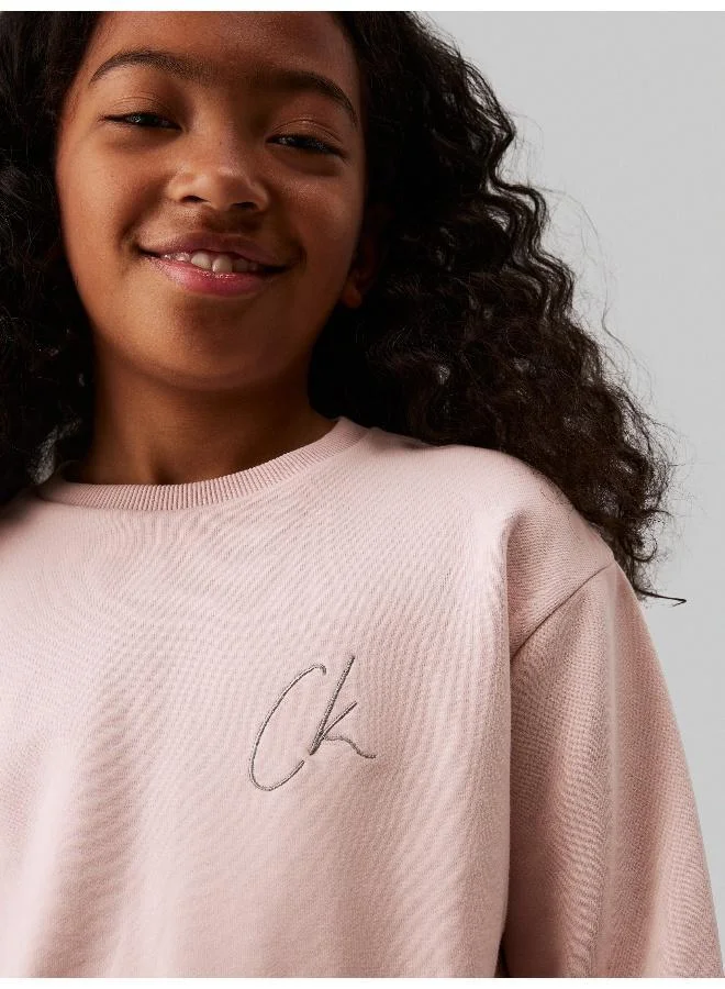 Calvin Klein Jeans CK SIGNAGE LS HWK DRESS