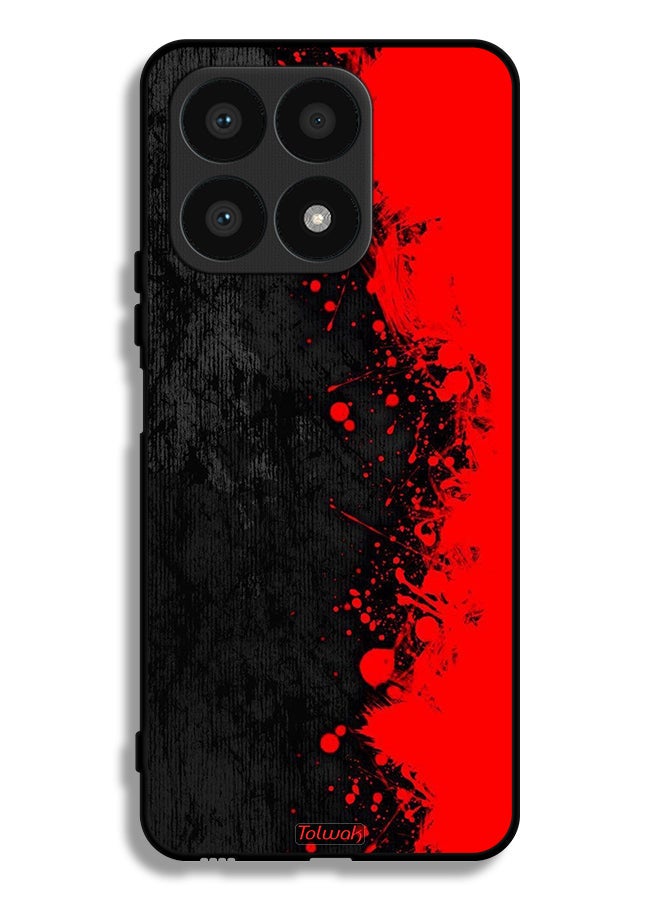 Tolwak Honor X8a Protective Case Cover Paint Abstract Pattern - Image 1