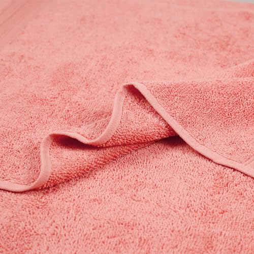 Trident Soft Comfort Air Rich Towels for Bath, 100% Cotton Towel, Super Soft, Highly Absorbent, 3 Pieces Towel Set, 500 GSM - Coral Haze - Image 4