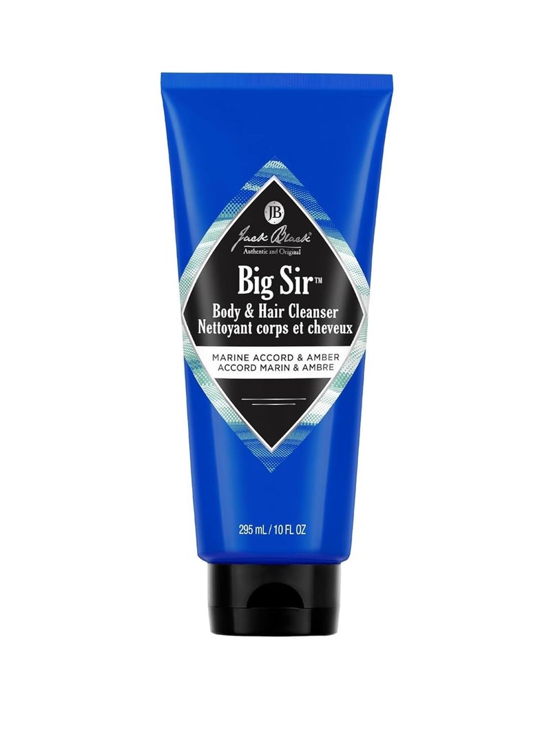 Jack Black Jack Black Big Sir Hair & Body Cleanser, Men’s Body Wash, Shampoo Wash, Dual-Purpose Men’s Cleanser, Wash Away Dirt & Sweat - Image 1