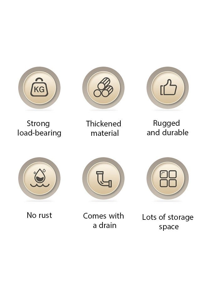 FLYROAD Dish Drying Rack, Dish Racks for Kitchen Counter with Drainboard,Rustproof Dish Drainer with Removable Utensil Holder and Swivel Spout,White - Image 4