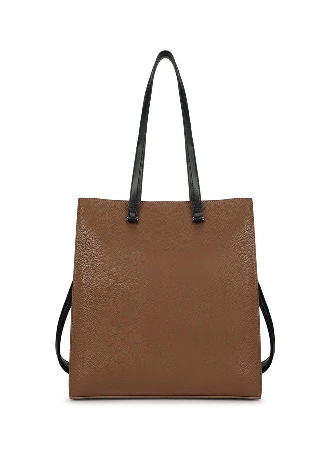 Fastrack CarryAll Laptop Tote | Faux-Leather Women’s Tote Bag | 14'' Laptop Sleeve, Dual Carry Options & Multi-Compartment Design - Image 5