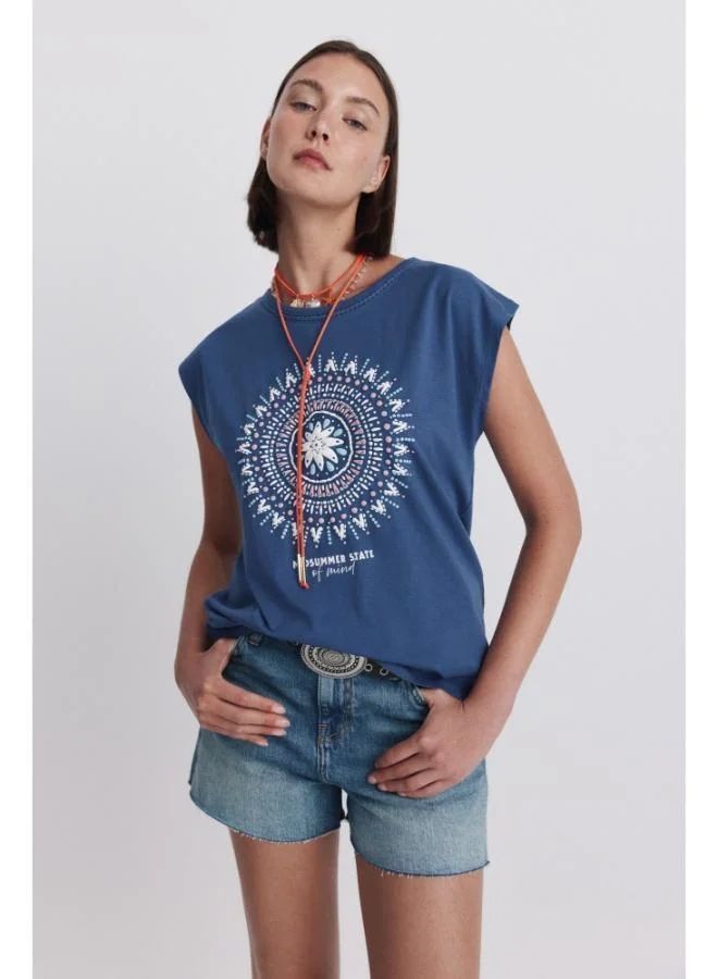 Springfield Printed short sleeve T-shirt
