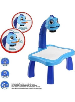 EASY FUTURE Children's Educational Tool Drawing Table with Smart Projector Light Music  - Image 2