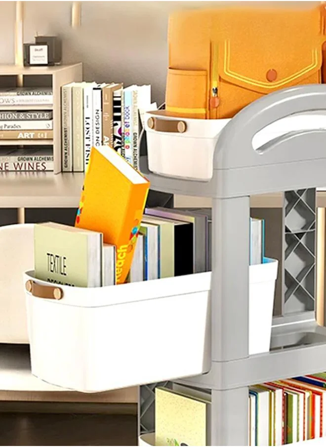 كويزيرا 4 LAYER  ROLLING ORGANISER WITH DRAWERS AND WHEELS