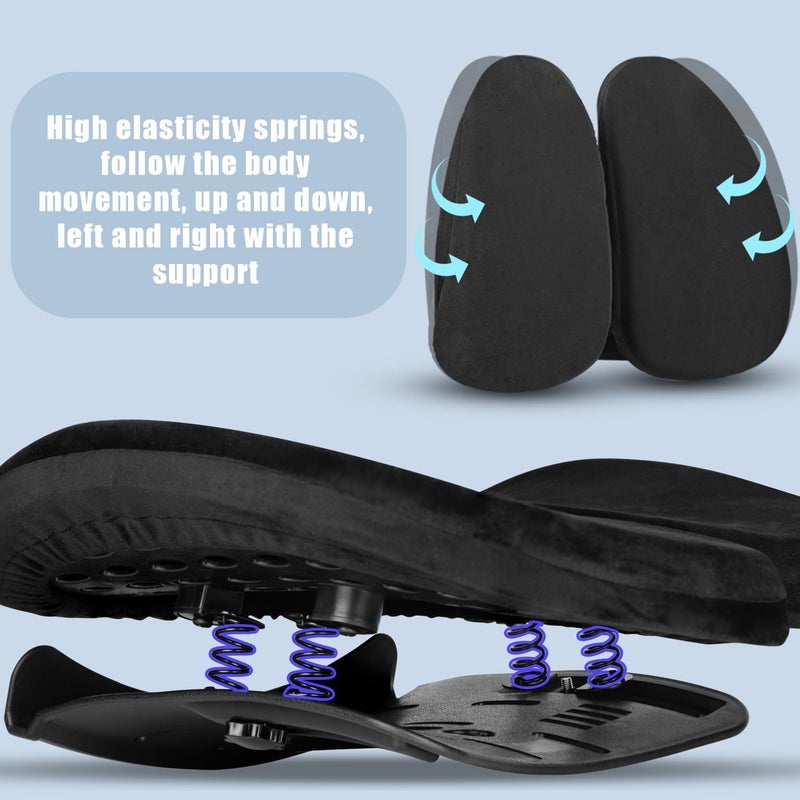 LOOKMINT Adjustable Back Seat Cushion for Chairs, Couch, Driving - Lumbar Support Pillow for Office, Recliner - Ergonomic Pressure Relief and Enhanced Blood Flow - Image 4