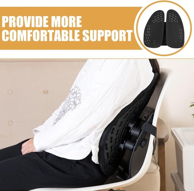 LOOKMINT Adjustable Back Seat Cushion for Chairs, Couch, Driving - Lumbar Support Pillow for Office, Recliner - Ergonomic Pressure Relief and Enhanced Blood Flow - Image 5