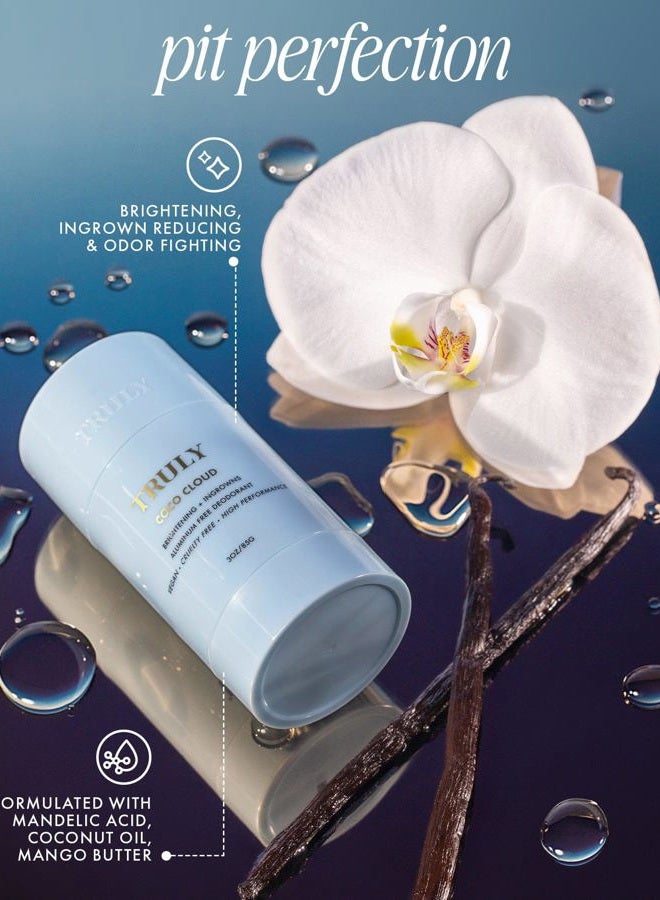 Truly Beauty Coco Cloud Deodorant | Targets Body Odor, Ingrown Hairs & Discoloration | Gentle, Aluminum-Free Deodorant | Made with Coconut oil & Mandelic Acid | Coconut & Vanilla Scent | (3 Oz) - Image 5