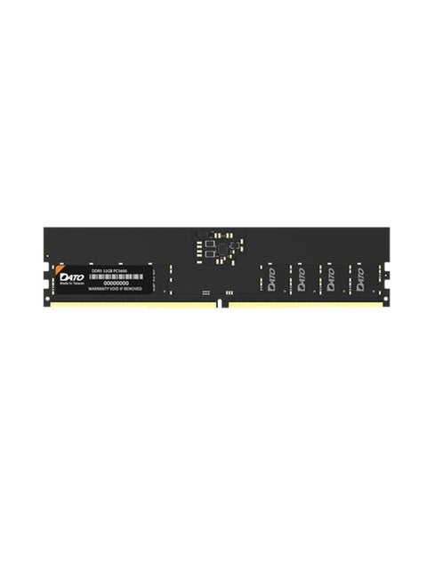 ذاكرة كمبيوتر DATO DDR5 RAM سعة 16 جيجابايت (1 × 16 جيجابايت) وسرعة 4800 ميجاهرتز DT16G5DU48 المتوافقة مع الكمبيوتر